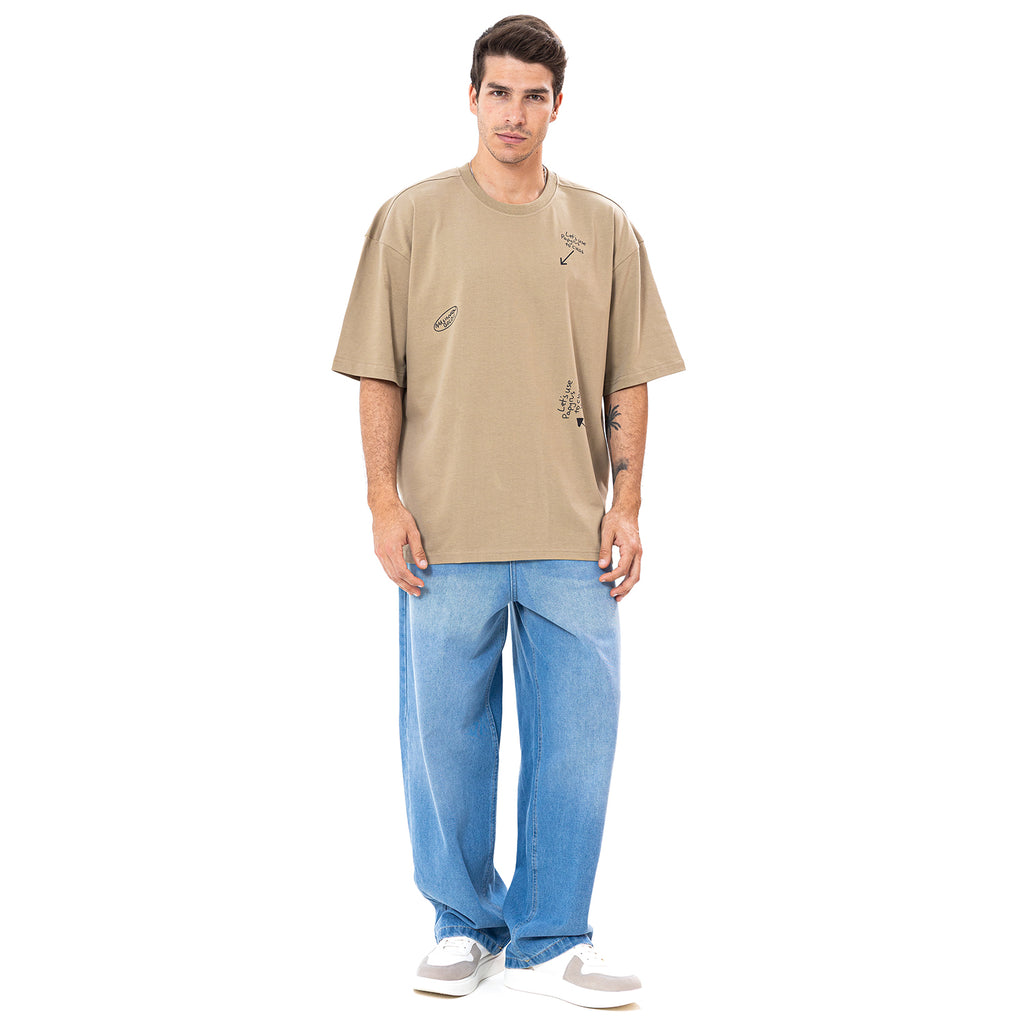 T Shirt R OVER SIZE Printed TR-143-S25