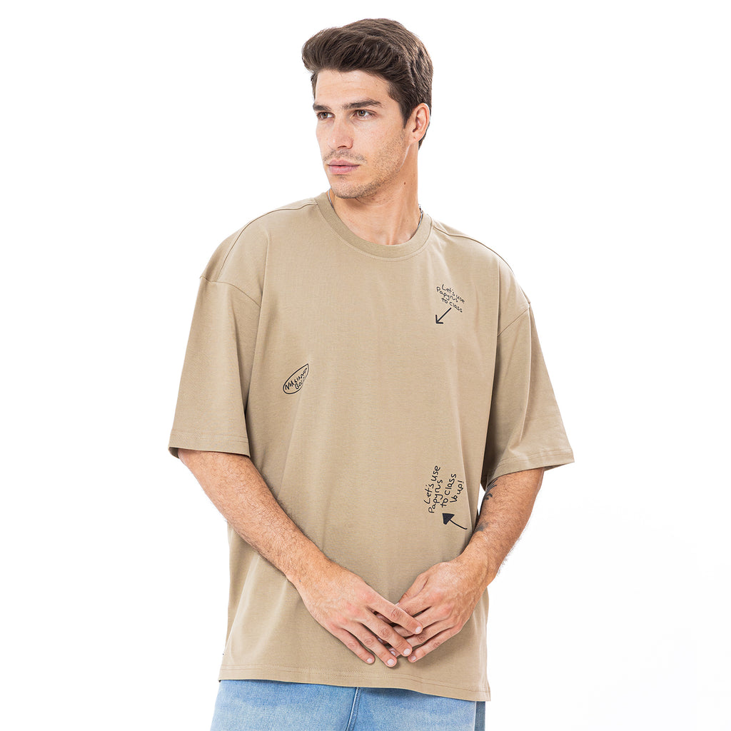 T Shirt R OVER SIZE Printed TR-143-S25