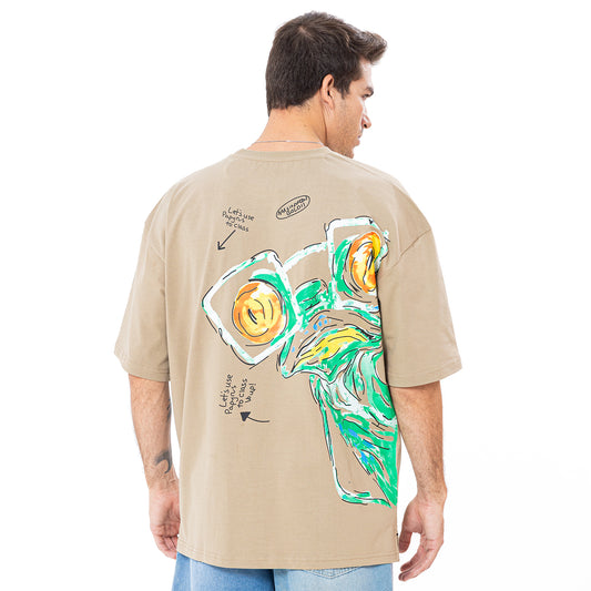 T Shirt R OVER SIZE Printed TR-143-S25