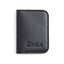 A black leather passport cover or wallet with rounded corners and the brand name 'EAGLE' embossed on the front, shown on a plain white background.