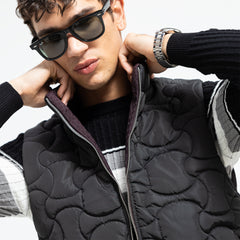 Double Face Vest Zipper Basic-VST-076-W26