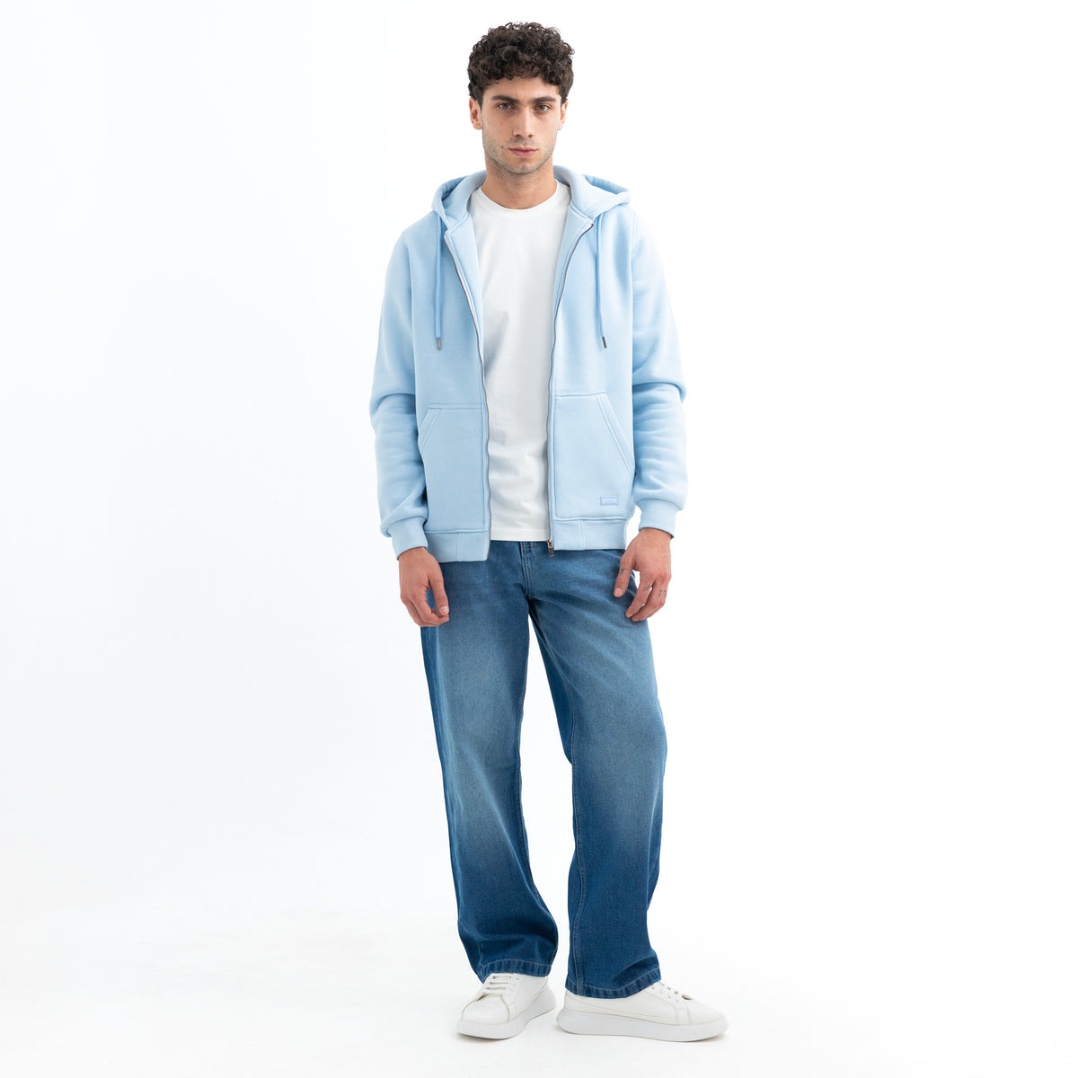Sweatshirt Zipper Hoodie Basic SWS-000367-W27