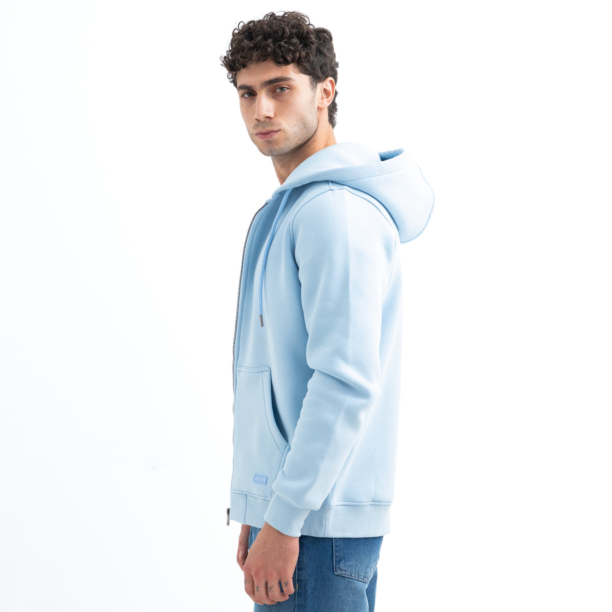 Sweatshirt Zipper Hoodie Basic SWS-000367-W27