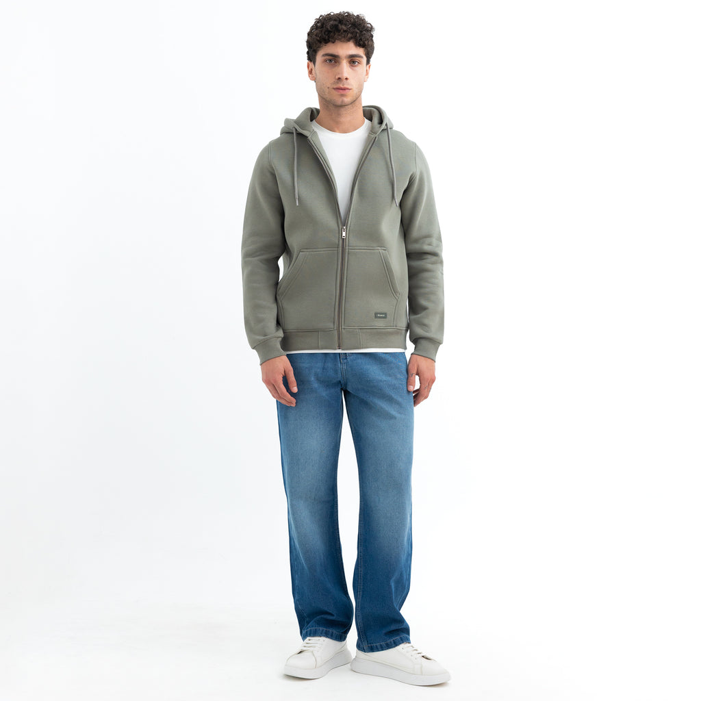 Sweatshirt Zipper Hoodie Basic SWS-000367-W27