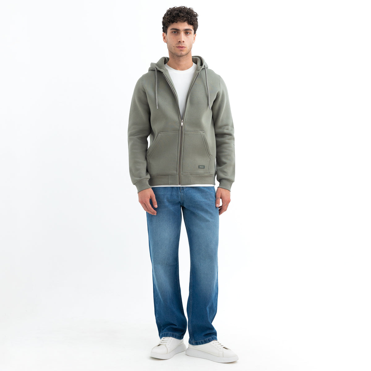 Sweatshirt Zipper Hoodie Basic SWS-000367-W27