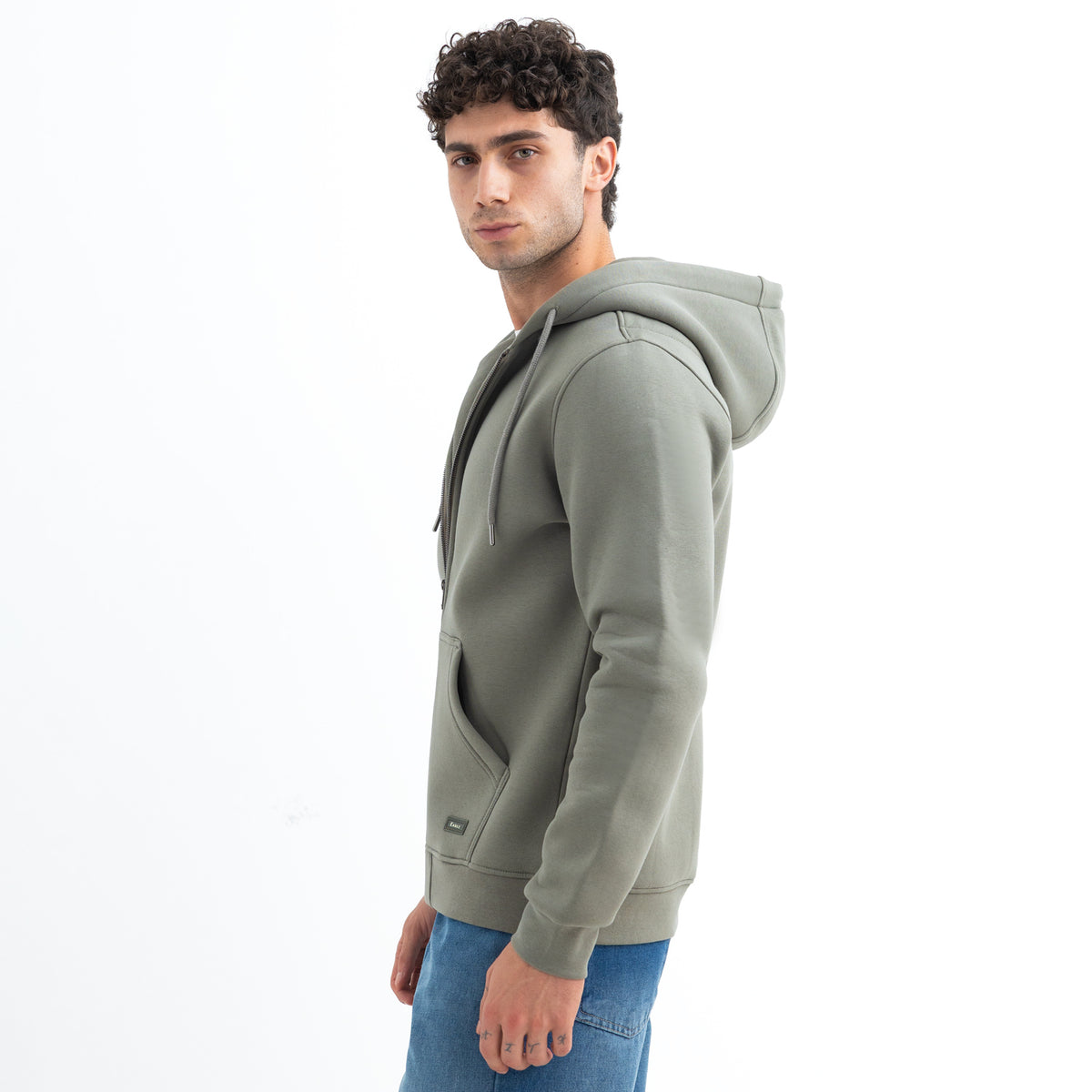Sweatshirt Zipper Hoodie Basic SWS-000367-W27