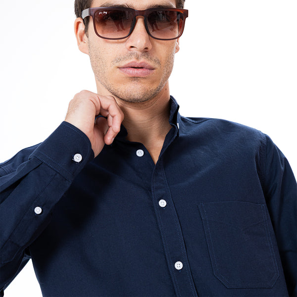 Shirt L/S Basic 1 Pocket SH-550-S26