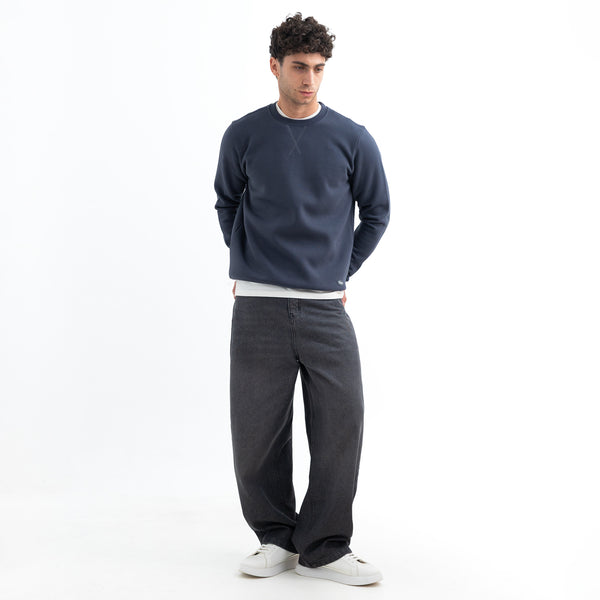 Sweatshirt Round Basic SWS-000356-W27