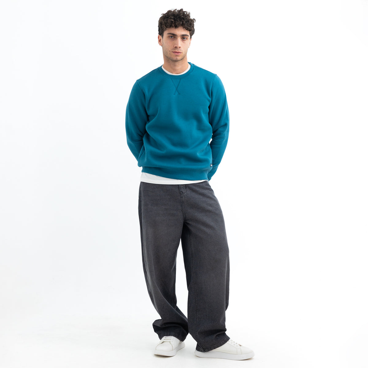 Sweatshirt Round Basic SWS-000356-W27