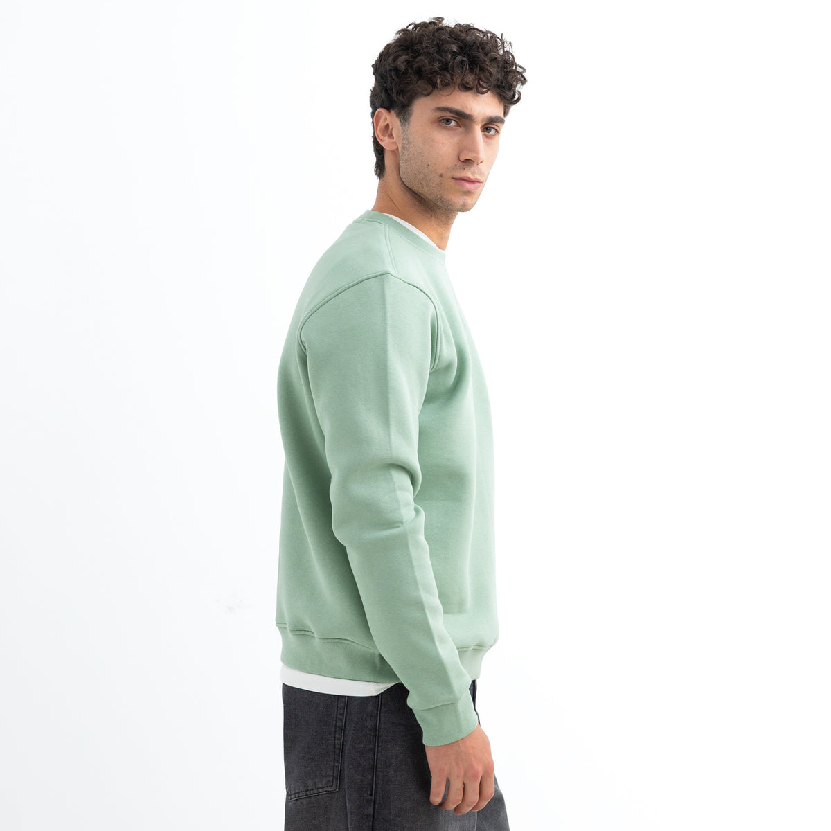 Sweatshirt Round Basic SWS-000356-W27