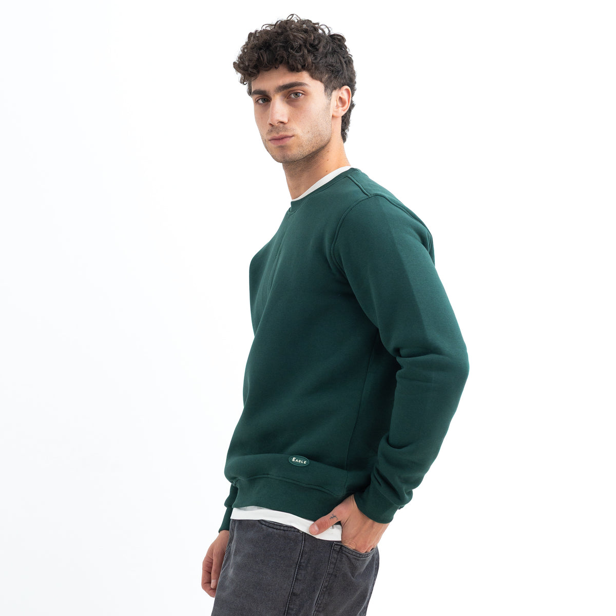 Sweatshirt Round Basic SWS-000356-W27