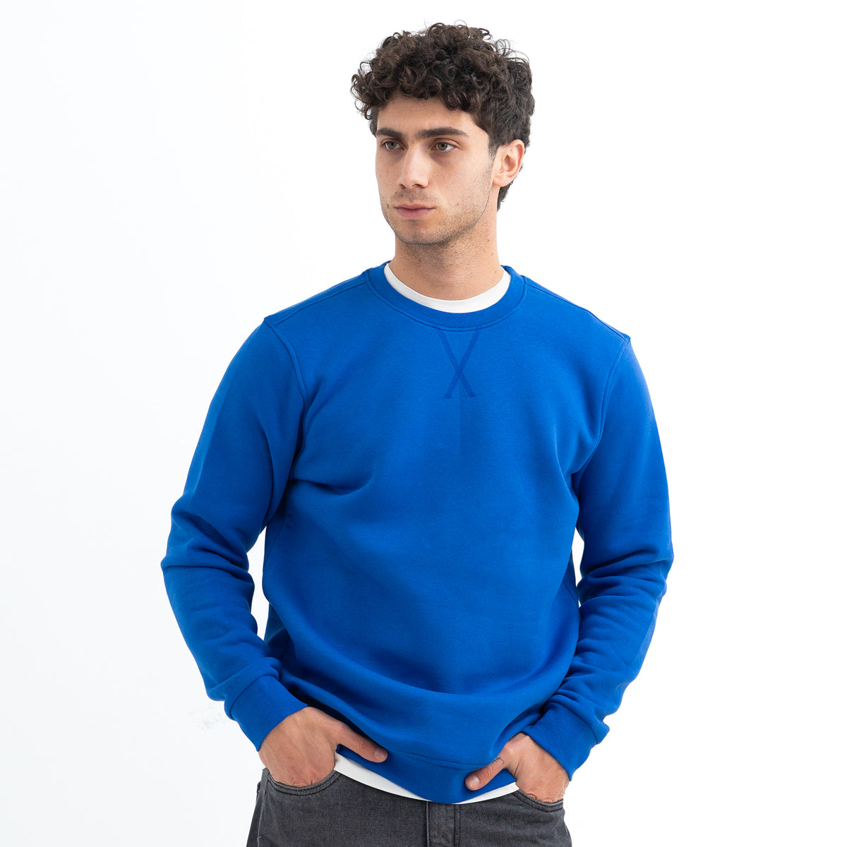 Sweatshirt Round Basic SWS-000356-W27
