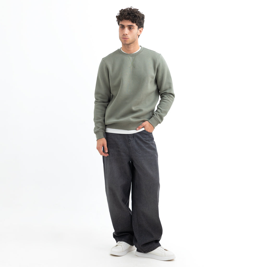 Sweatshirt Round Basic SWS-000356-W27