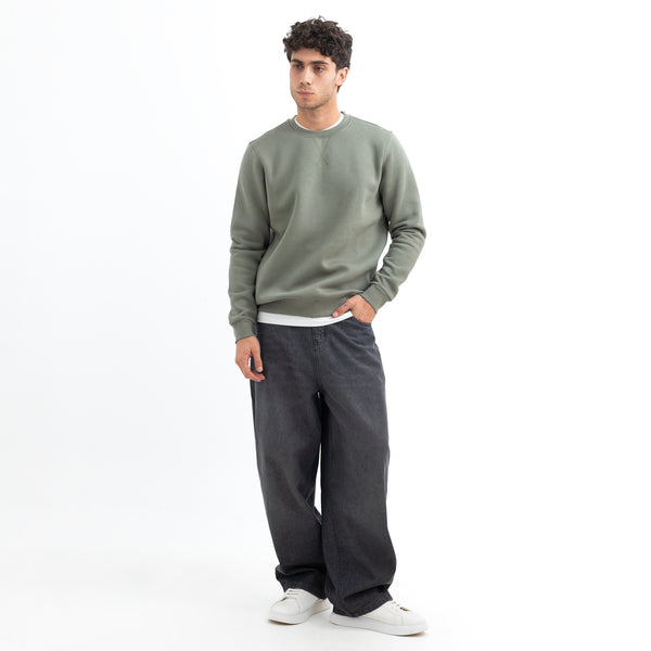 Sweatshirt Round Basic SWS-000356-W27