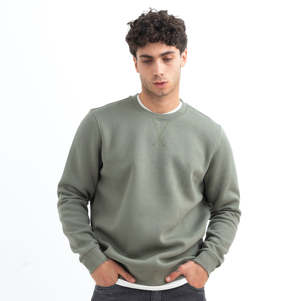 Sweatshirt Round Basic SWS-000356-W27