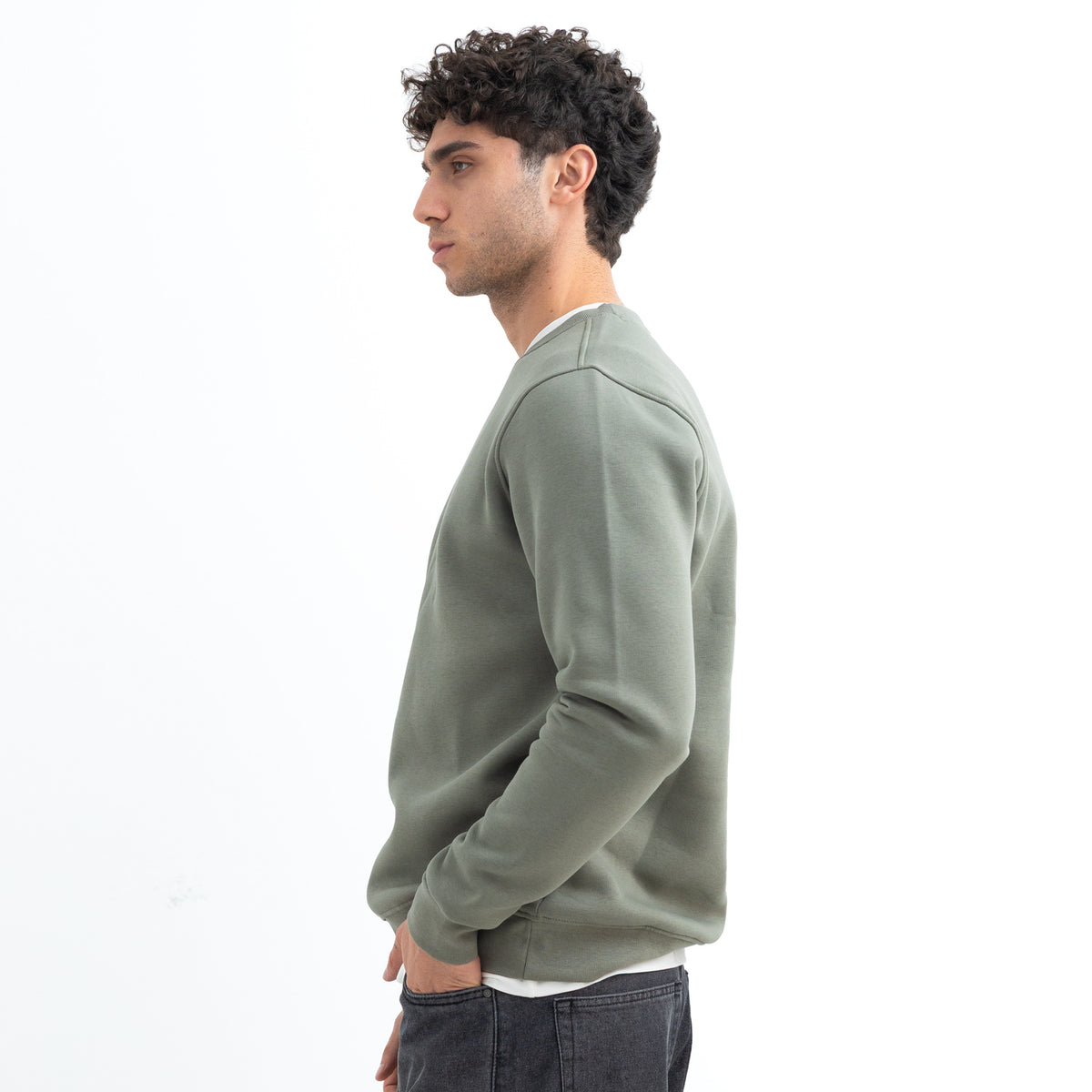 Sweatshirt Round Basic SWS-000356-W27