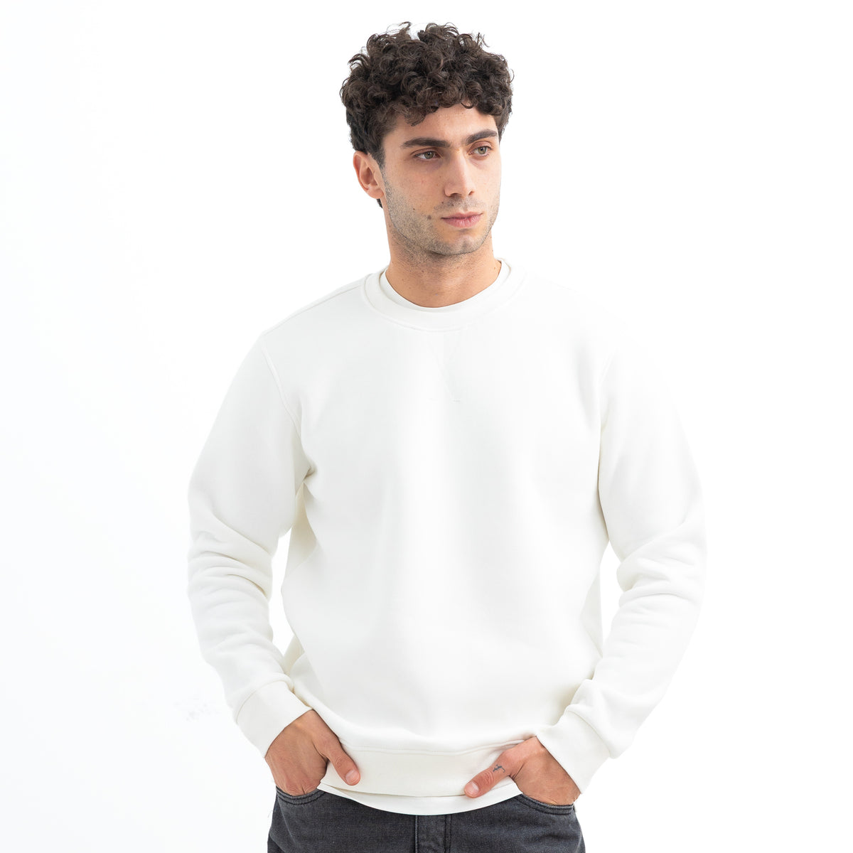 Sweatshirt Round Basic SWS-000356-W27