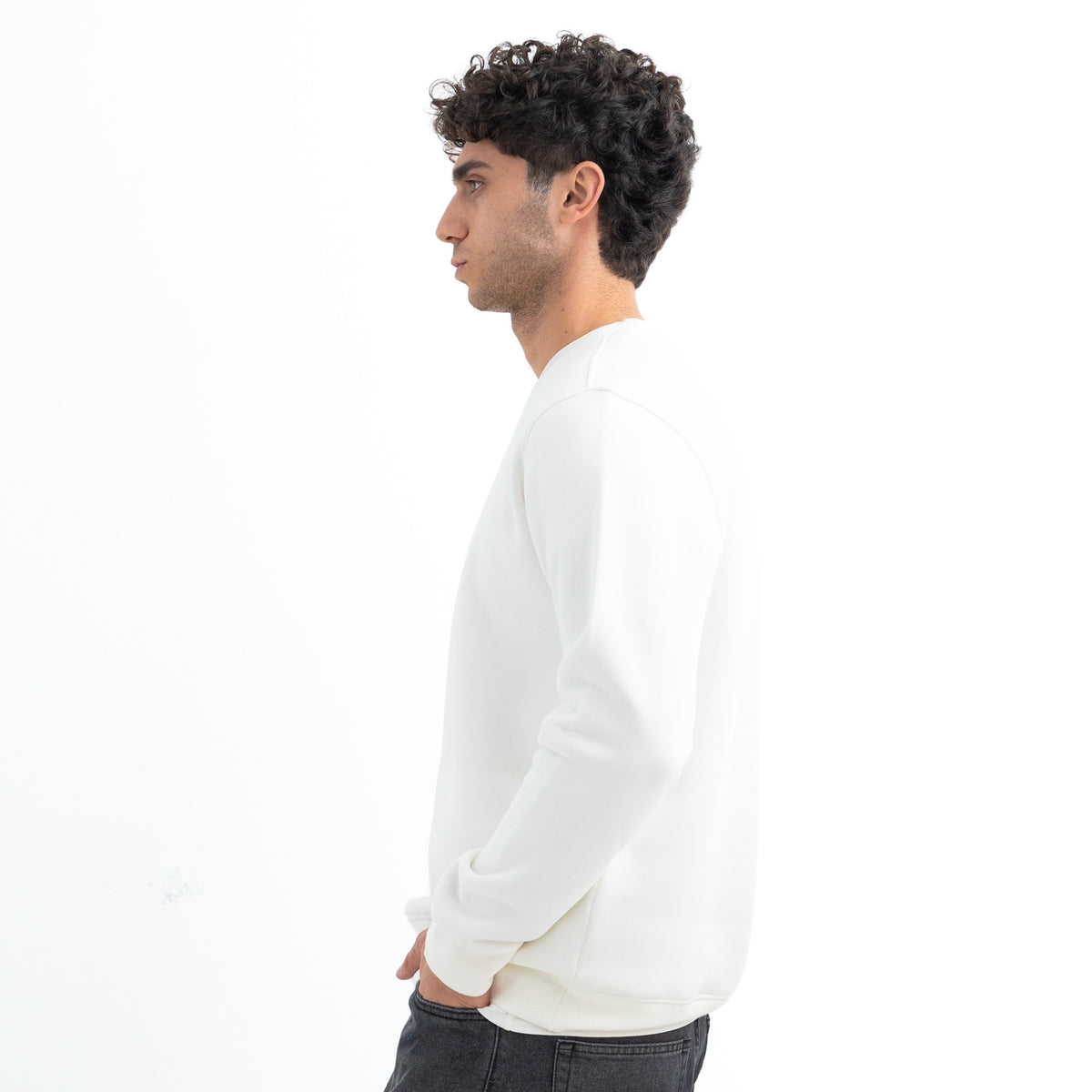 Sweatshirt Round Basic SWS-000356-W27