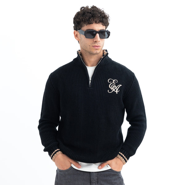 Pullover Half Zipper Embroidery PUL-000210-W27