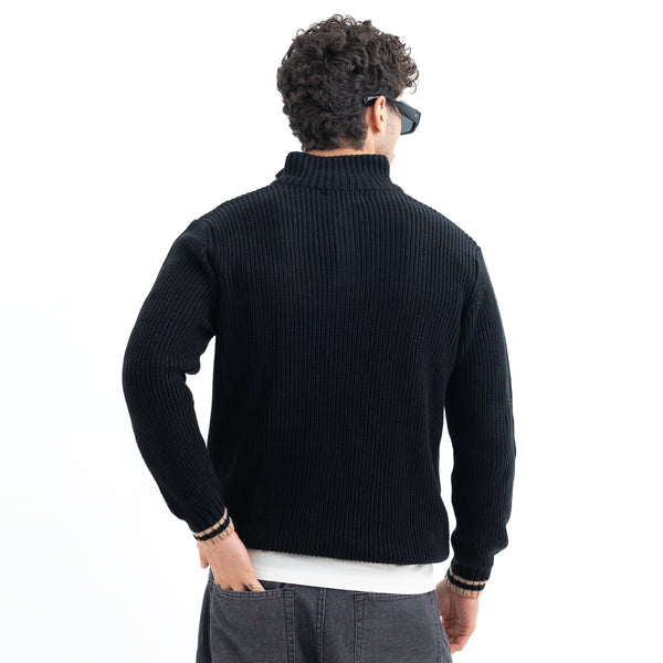 Pullover Half Zipper Embroidery PUL-000210-W27