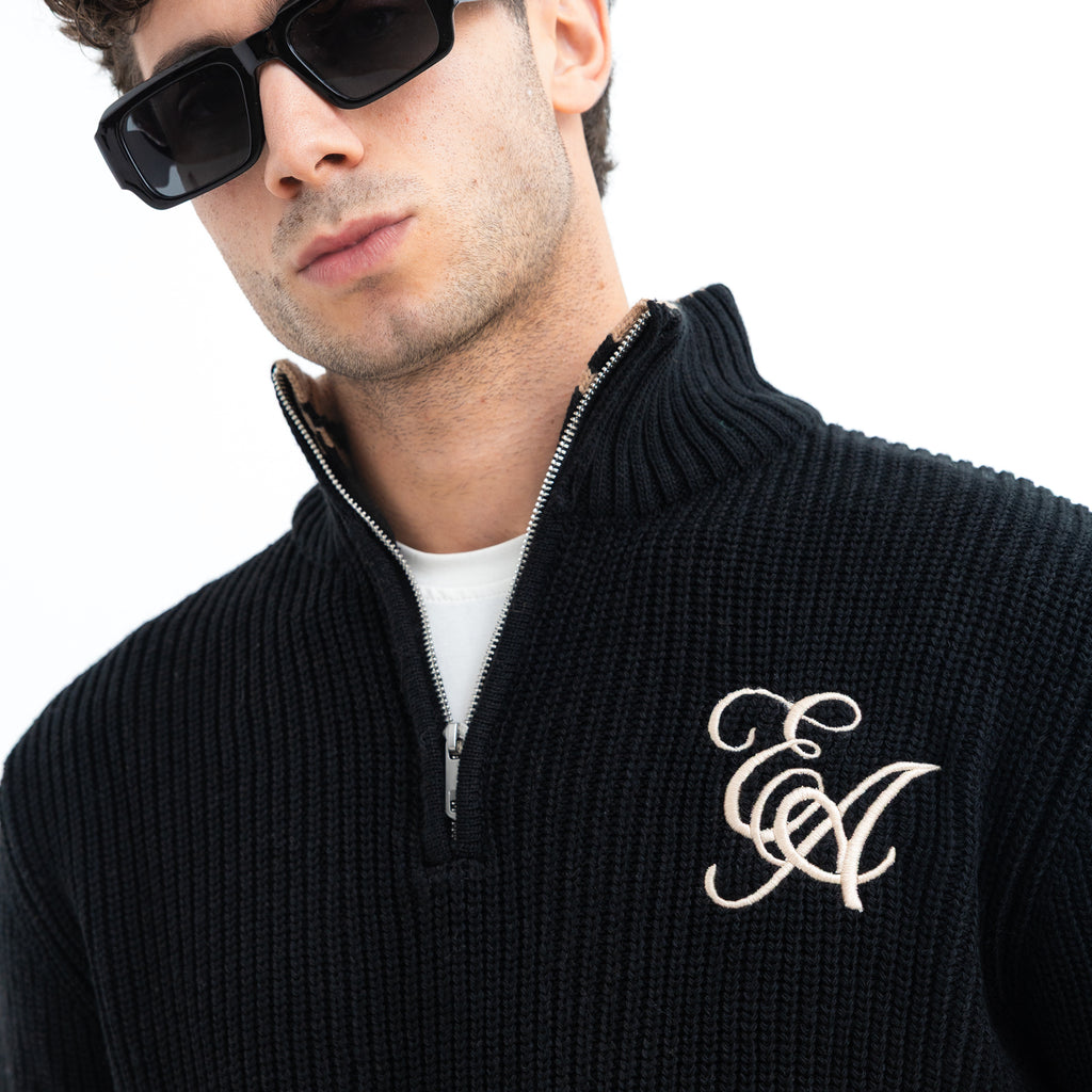 Pullover Half Zipper Embroidery PUL-000210-W27