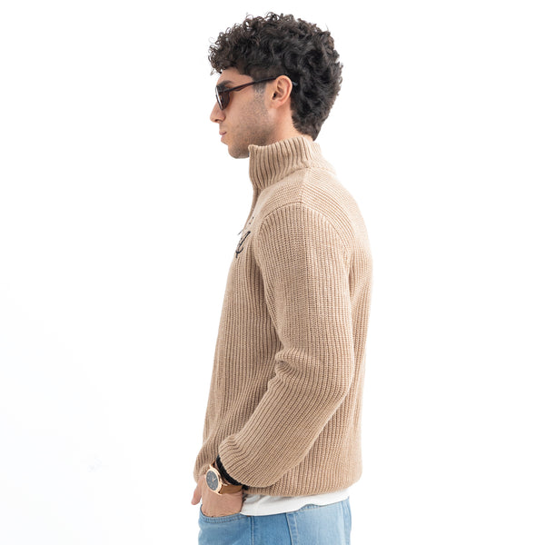 Pullover Half Zipper Embroidery PUL-000210-W27