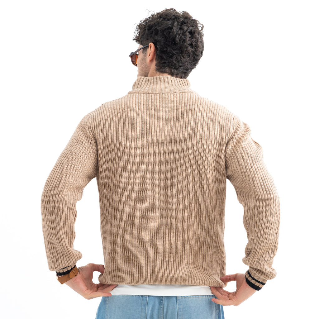 Pullover Half Zipper Embroidery PUL-000210-W27