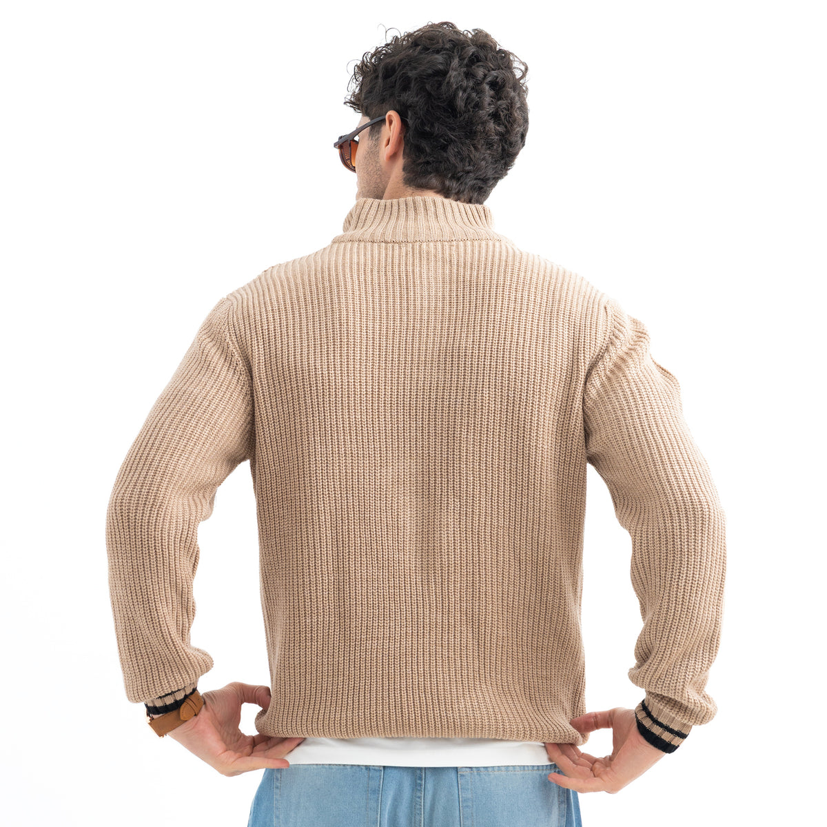 Pullover Half Zipper Embroidery PUL-000210-W27