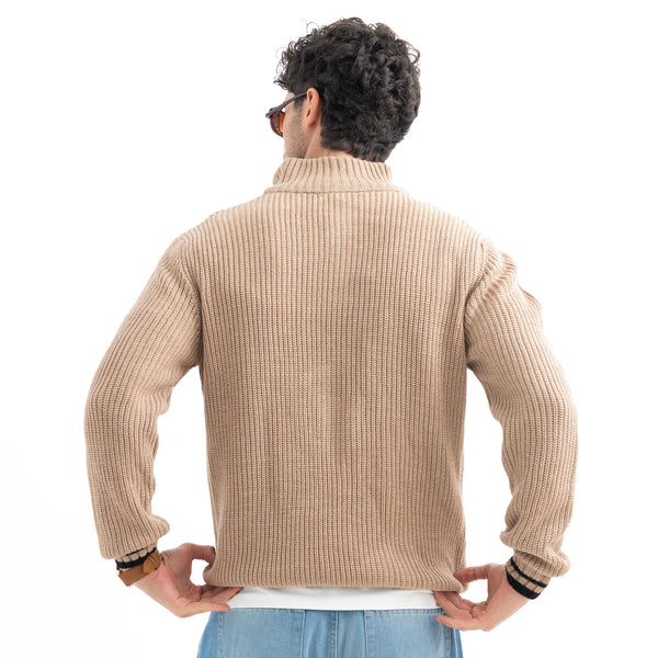 Pullover Half Zipper Embroidery PUL-000210-W27