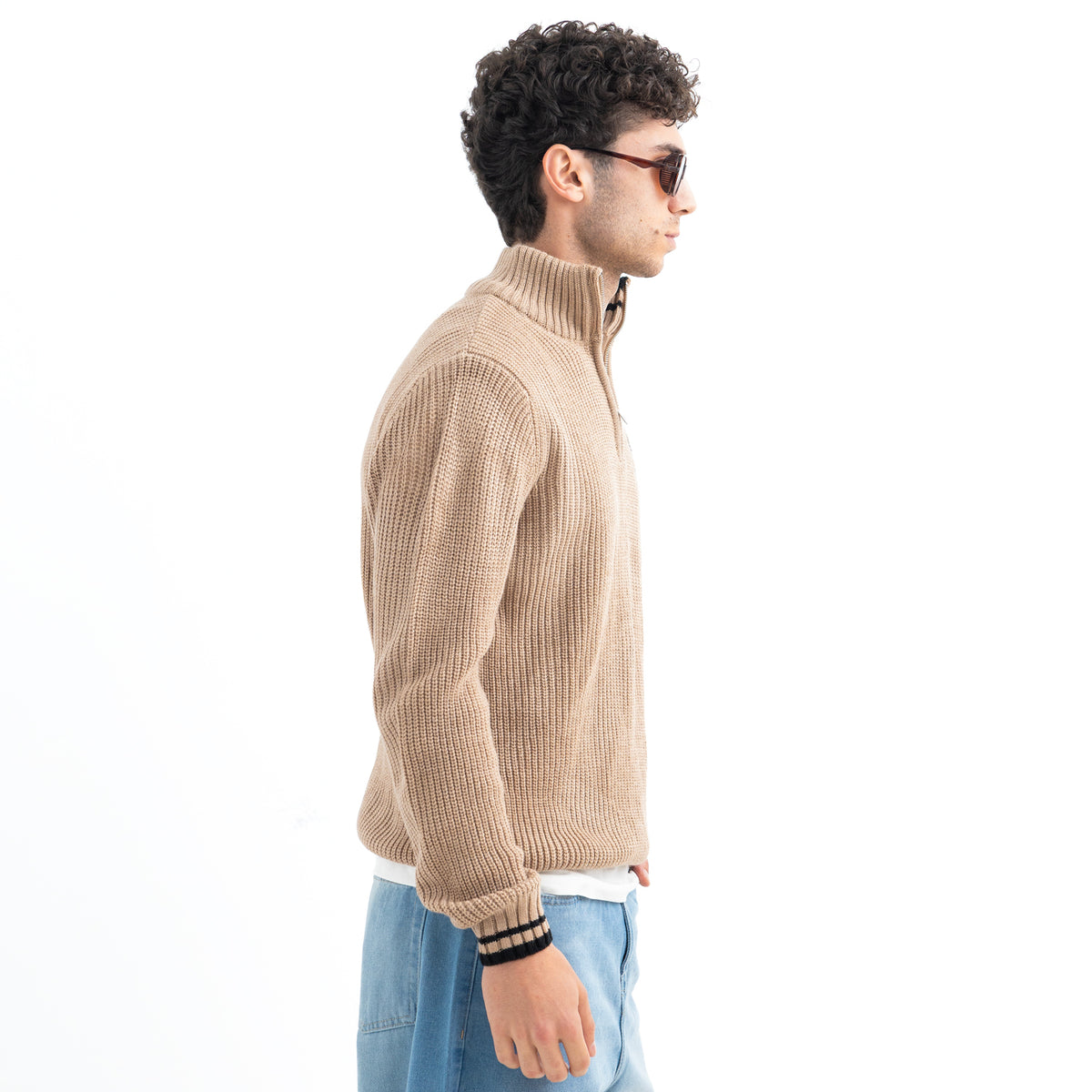 Pullover Half Zipper Embroidery PUL-000210-W27