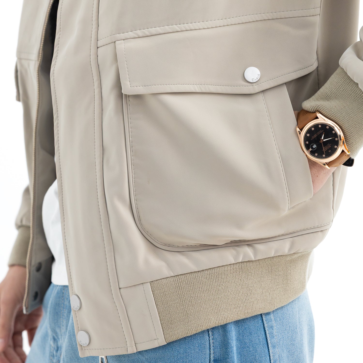 Jacket Zippered Basic JA-08-W27 Secondary image