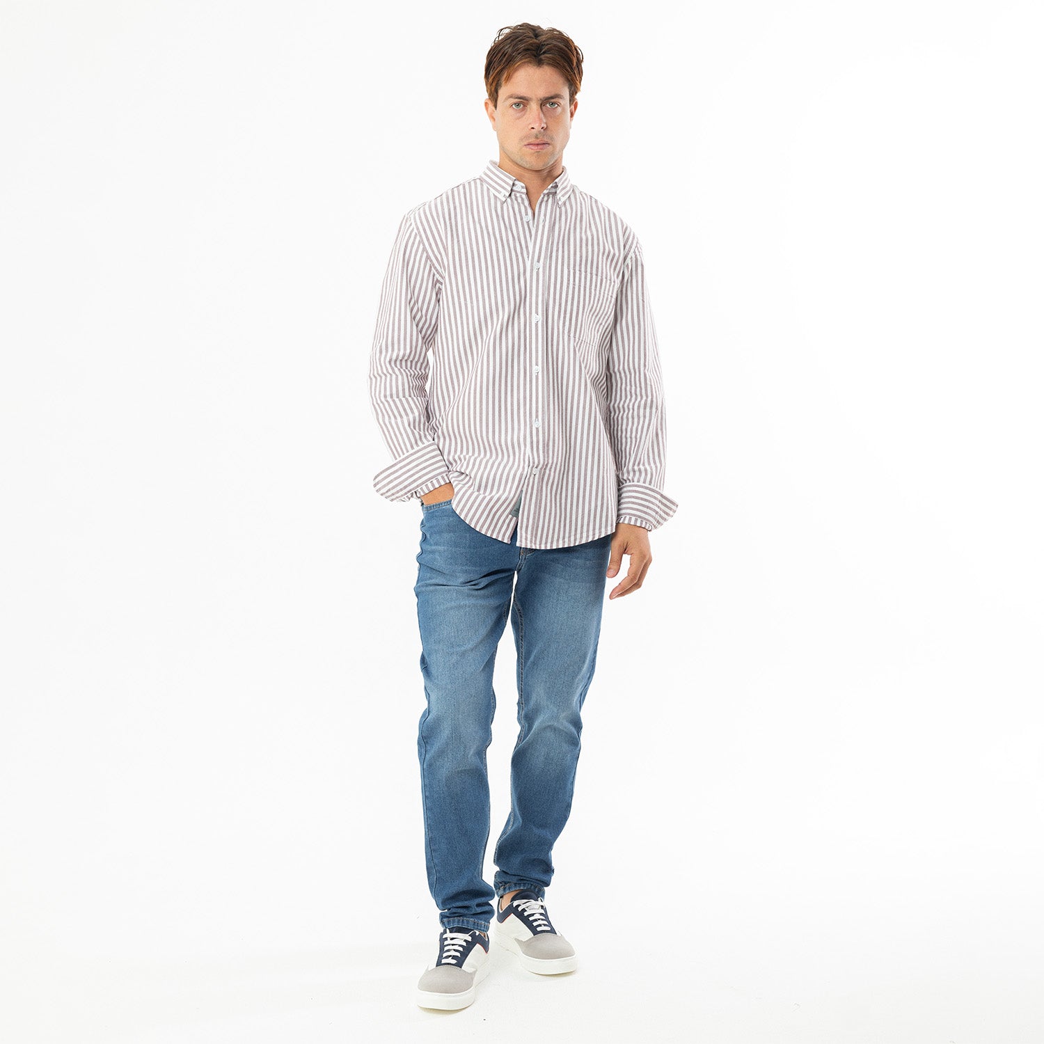 Shirt L/S Basic-SH-371