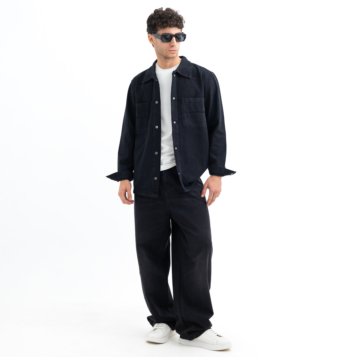 Over shirt L/S Denim 2 Pockets SHR-000441-W27