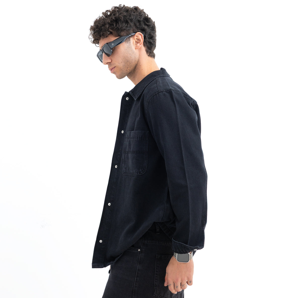 Over shirt L/S Denim 2 Pockets SHR-000441-W27