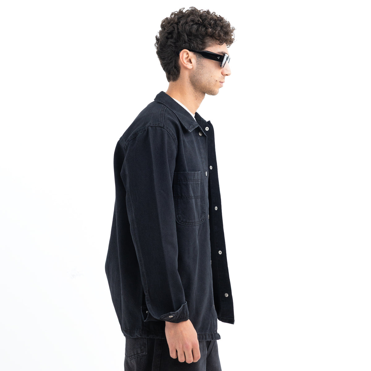 Over shirt L/S Denim 2 Pockets SHR-000441-W27