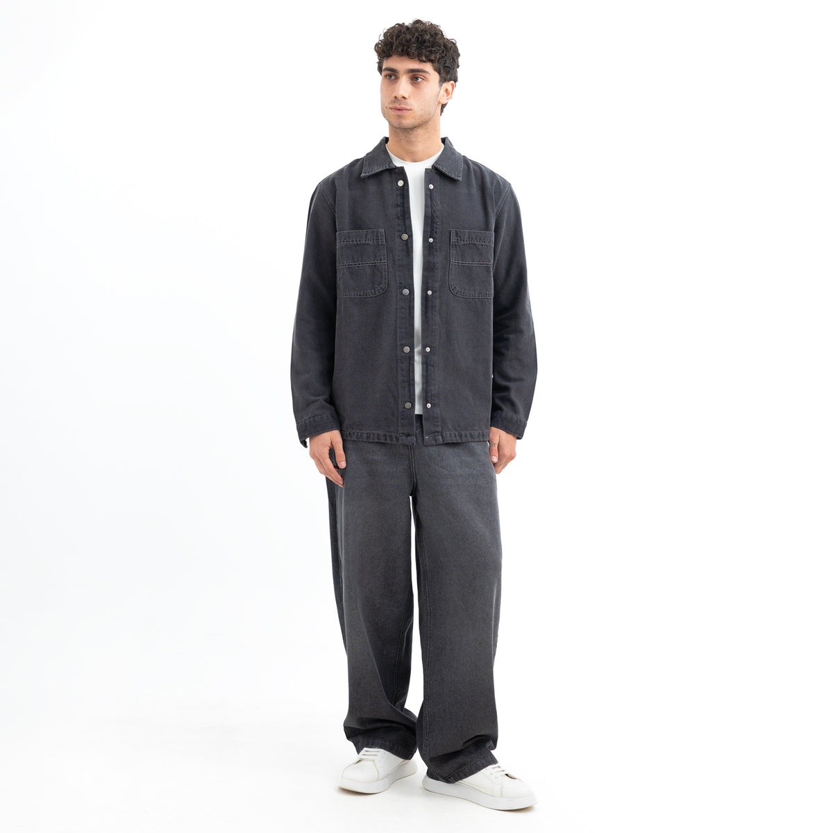 Over shirt L/S Denim 2 Pockets SHR-000441-W27