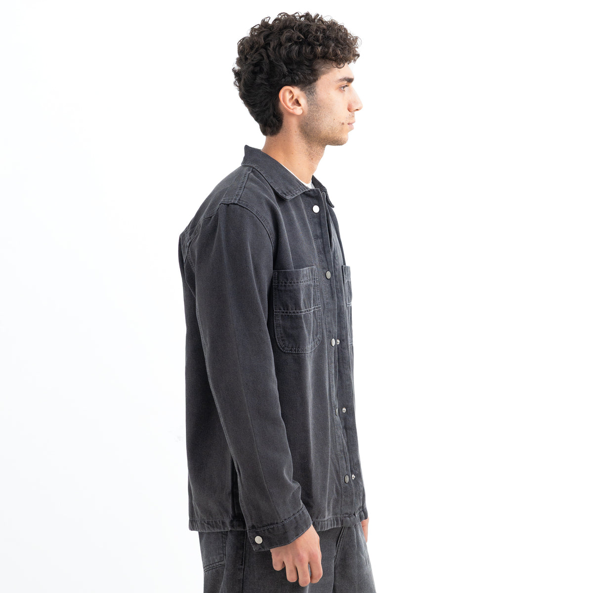 Over shirt L/S Denim 2 Pockets SHR-000441-W27