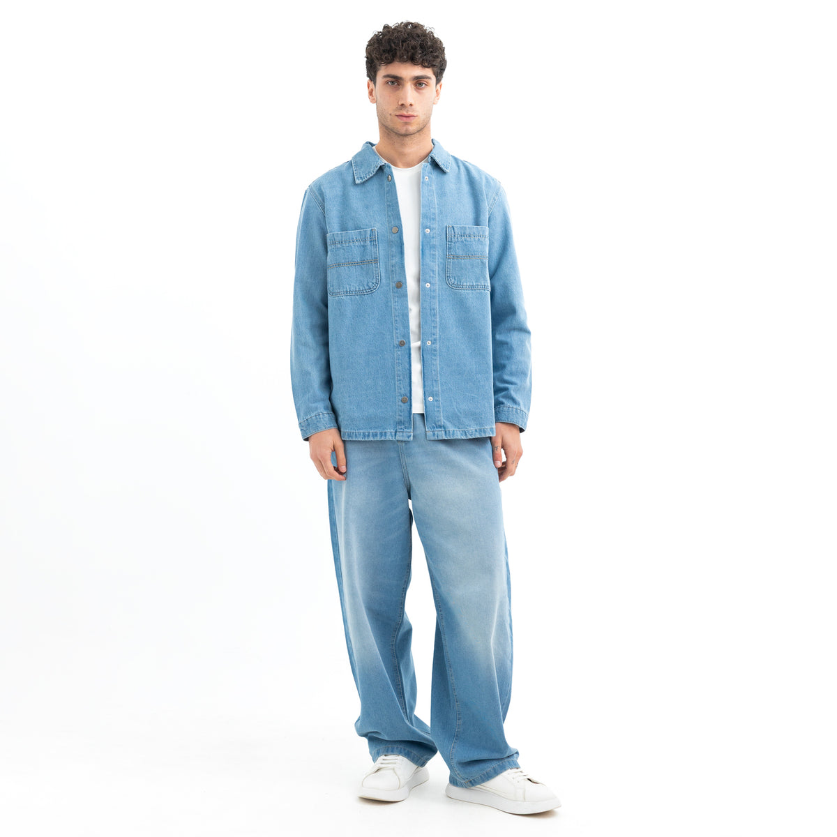 Over shirt L/S Denim 2 Pockets SHR-000441-W27