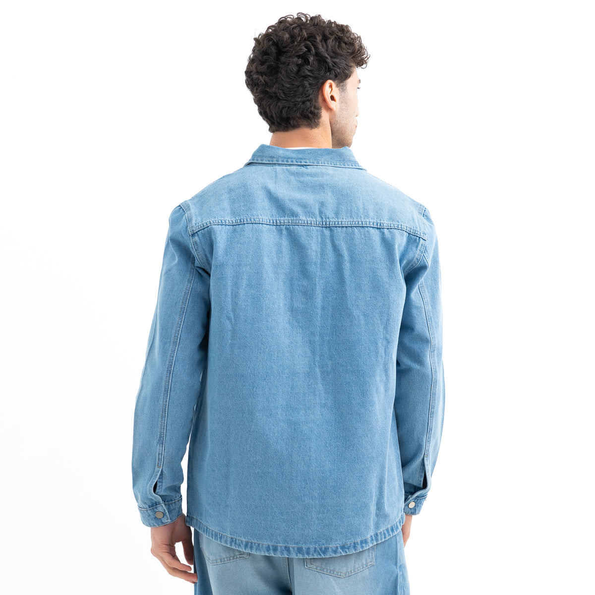 Over shirt L/S Denim 2 Pockets SHR-000441-W27