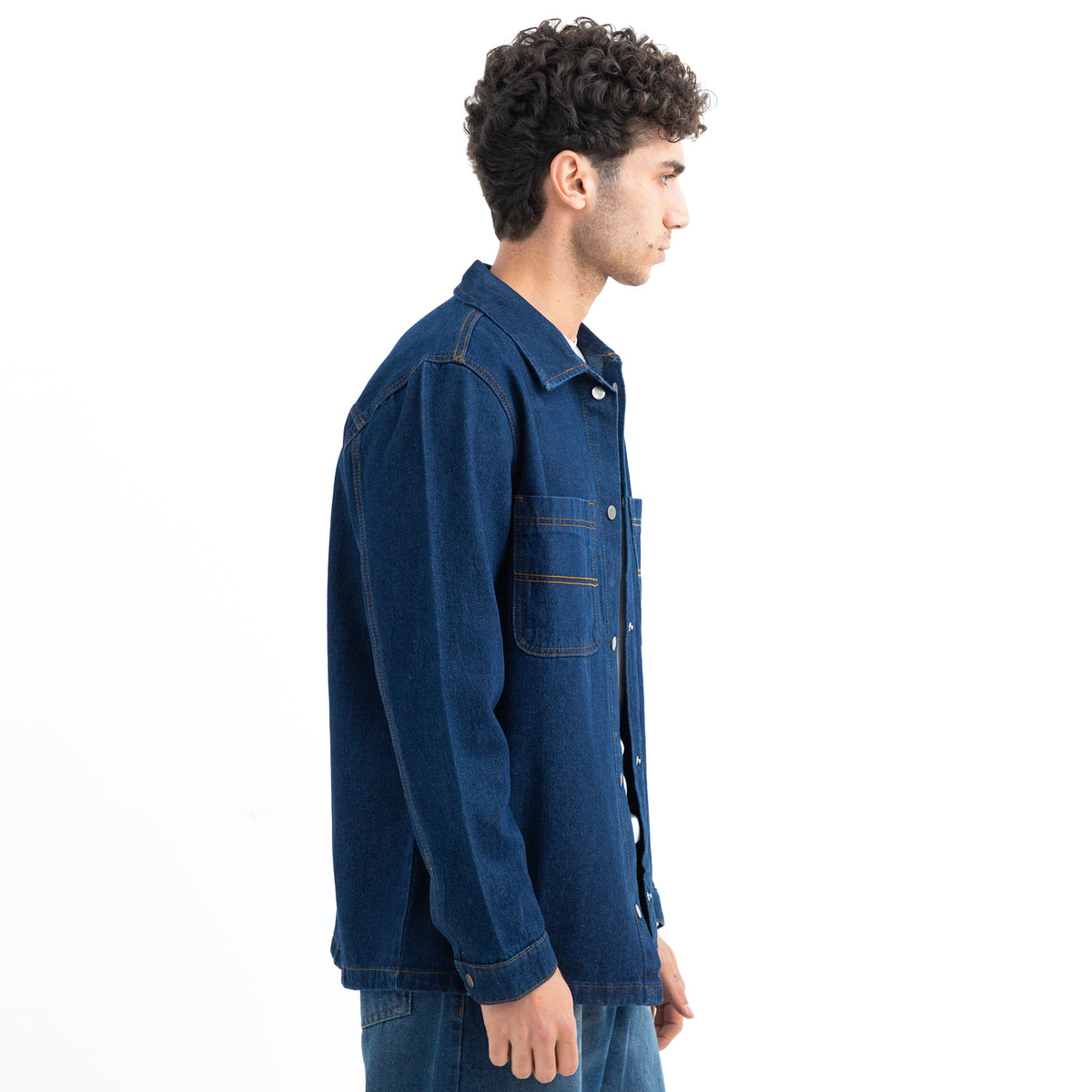Over shirt L/S Denim 2 Pockets SHR-000441-W27
