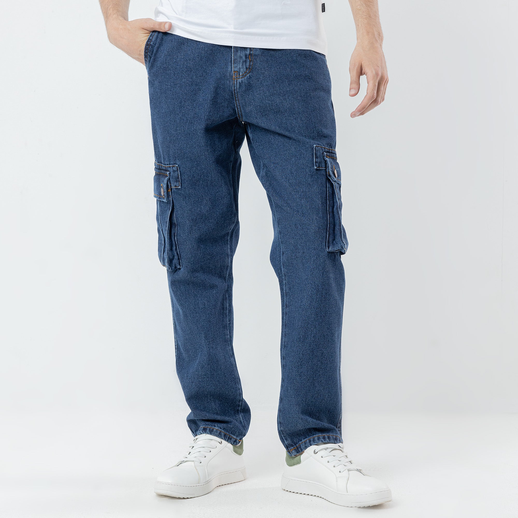 Jeans Cargo Basic 2 Pockets-JO-527