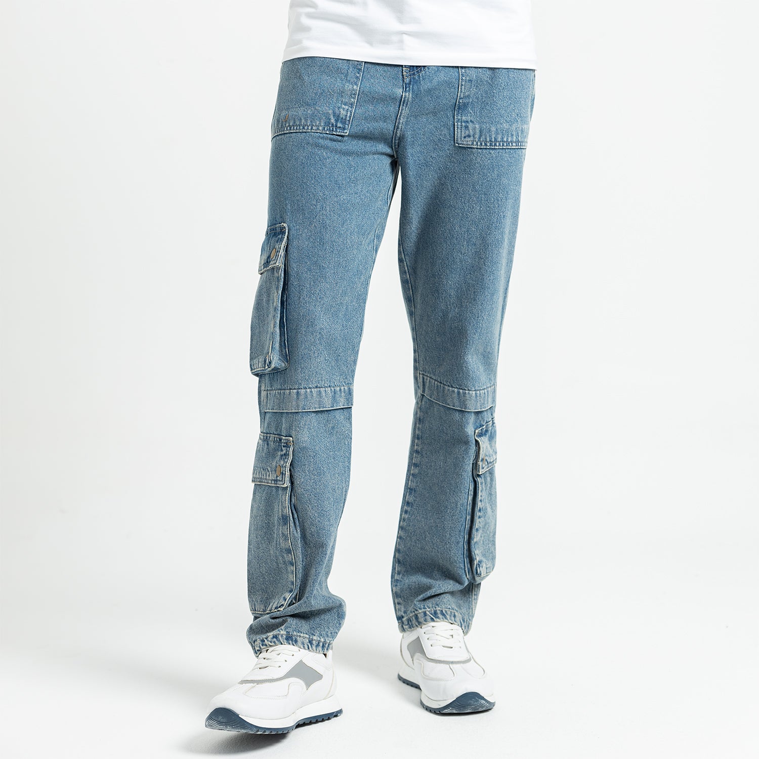 Jeans Wide Leg Cut & Saw-JN-578