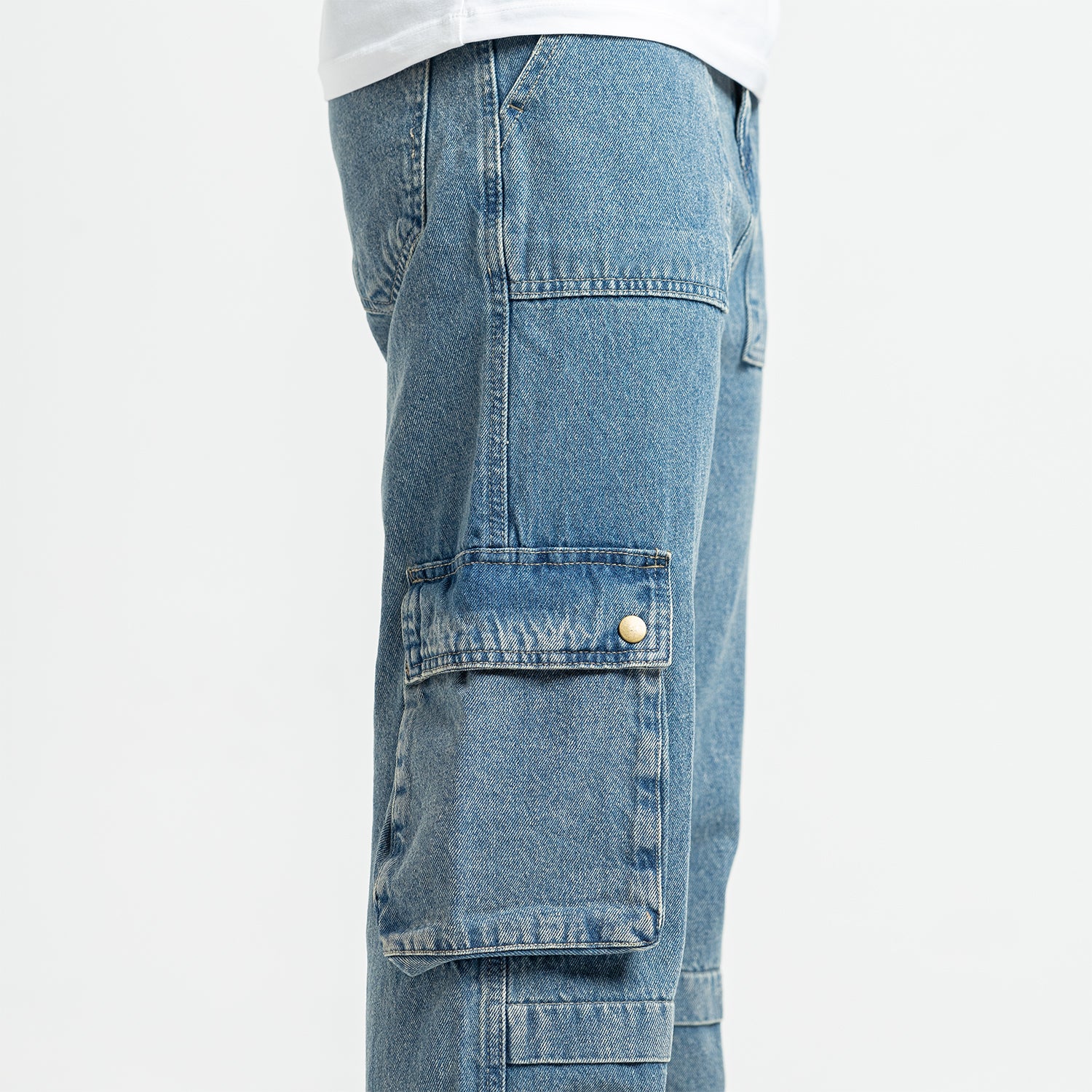 Jeans Wide Leg Cut & Saw-JN-578