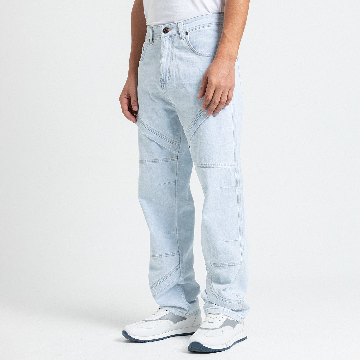 Jeans Wide Leg Cut & Saw-JN-579