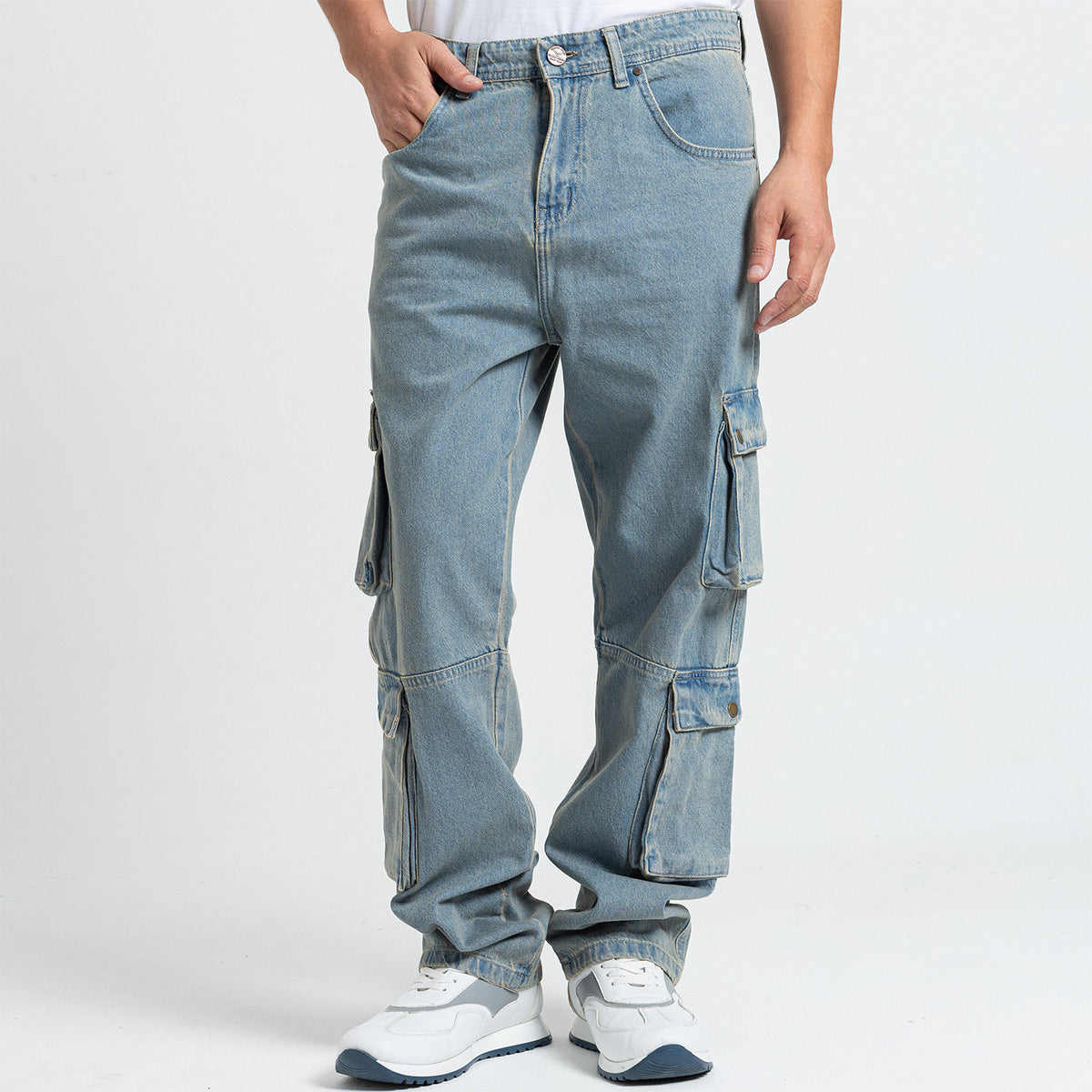 Jeans Wide Leg Cut & Saw-JN-580