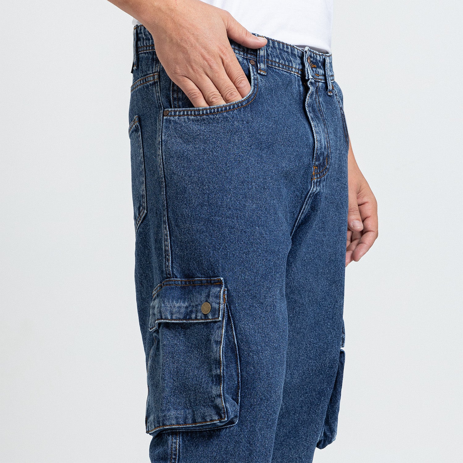 Jeans Wide Leg Cut & Saw-JN-580