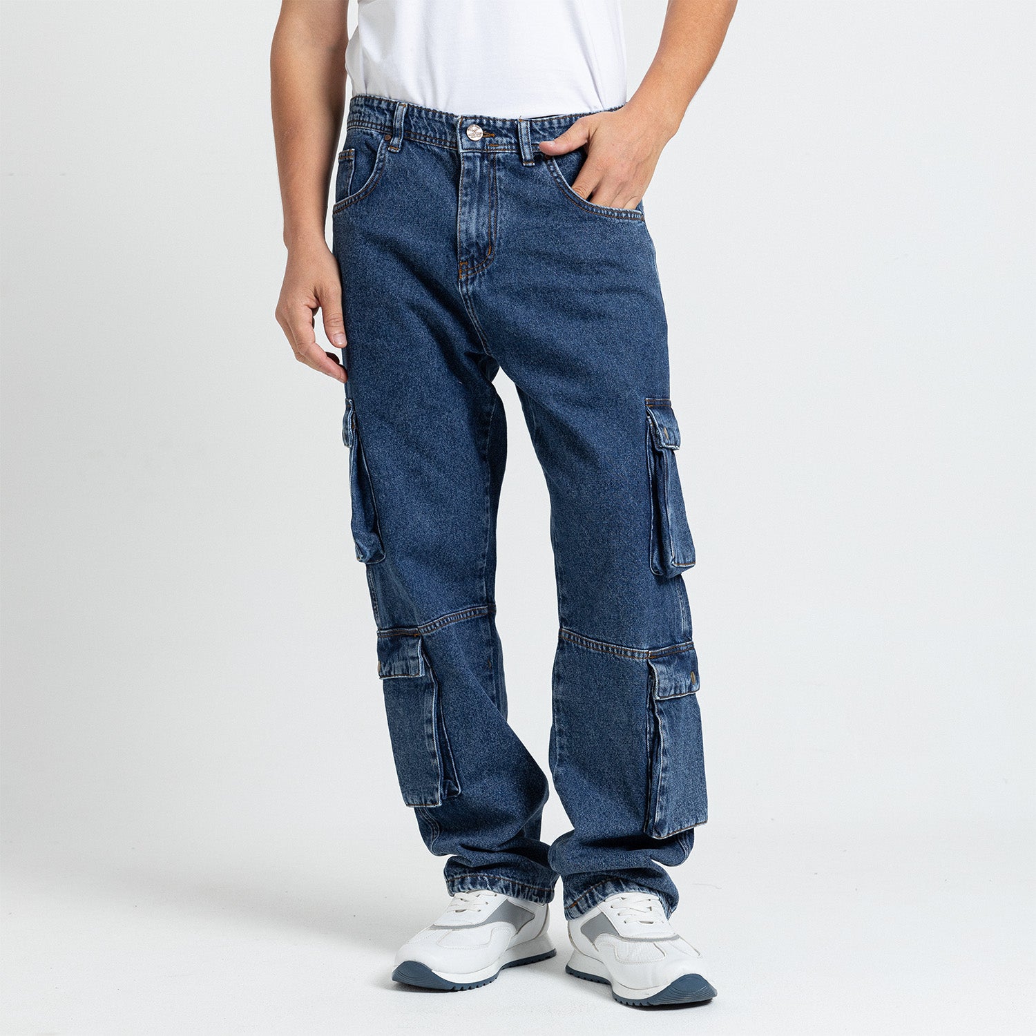 Jeans Wide Leg Cut & Saw-JN-580