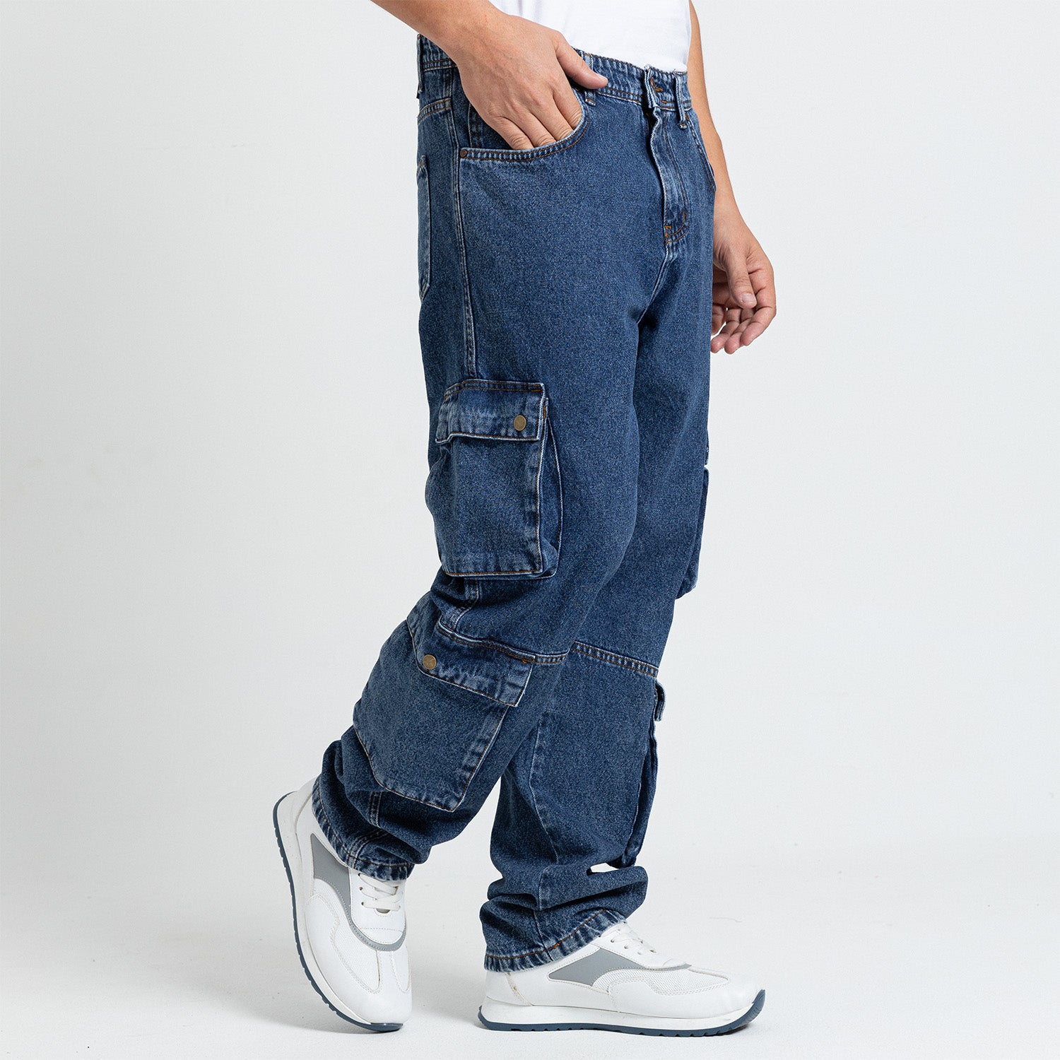 Jeans Wide Leg Cut & Saw-JN-580