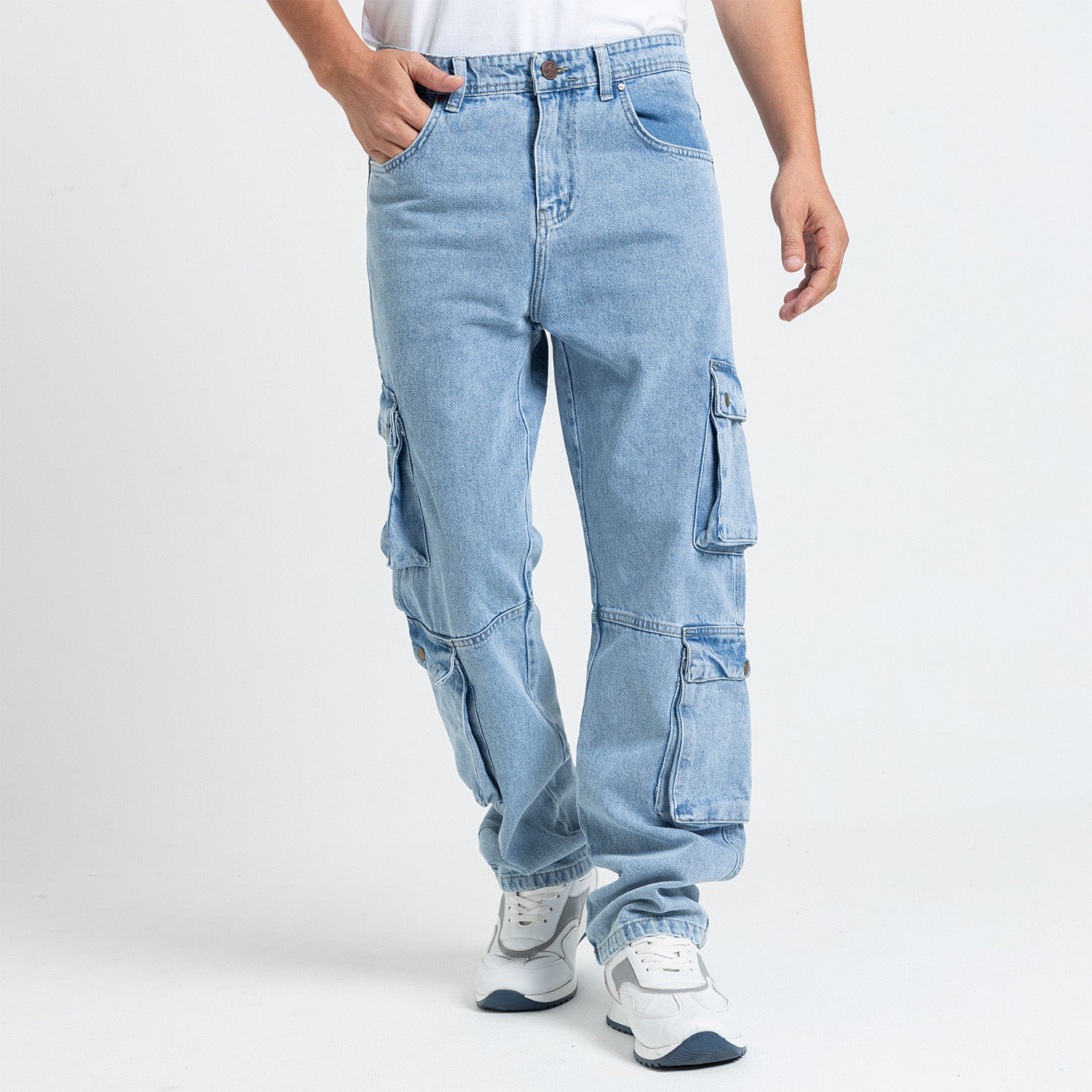 Jeans Wide Leg Cut & Saw-JN-580