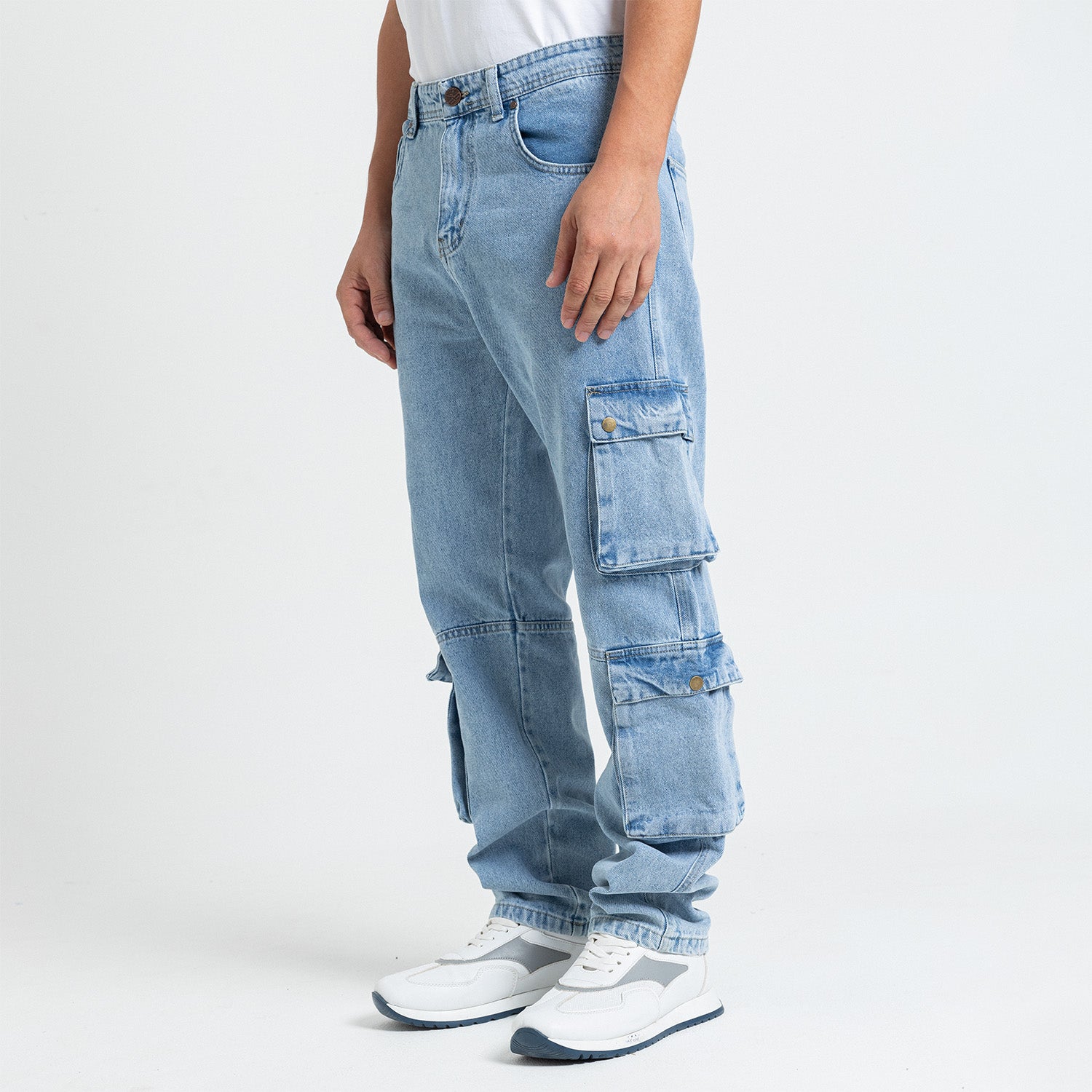 Jeans Wide Leg Cut & Saw-JN-580